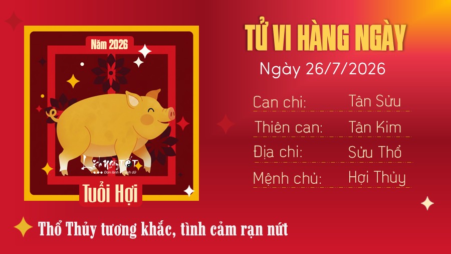 Tu vi hang ngay 26/7/2026 - Hoi
