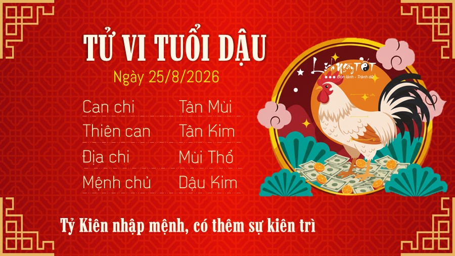 10 Tu vi hang ngay 25-8-2026 - Dau