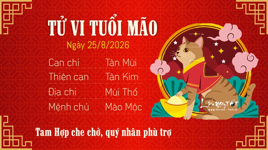 4 Tu vi hang ngay 25-8-2026 - Mao