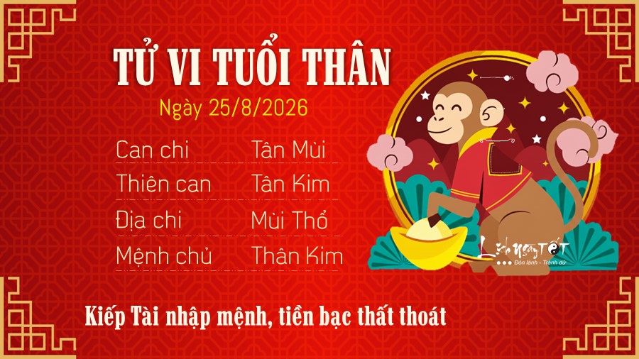 9 Tu vi hang ngay 25-8-2026 - Than