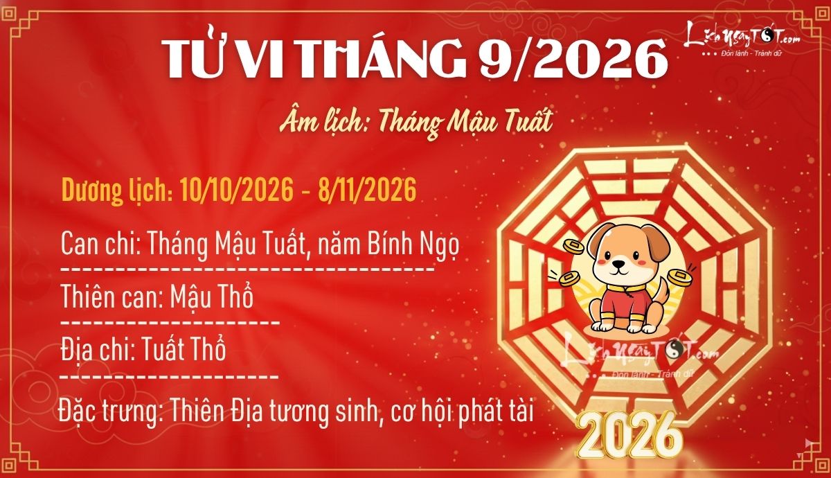 Tong quan tu vi thang 9/2026 am lich cua 12 con giap