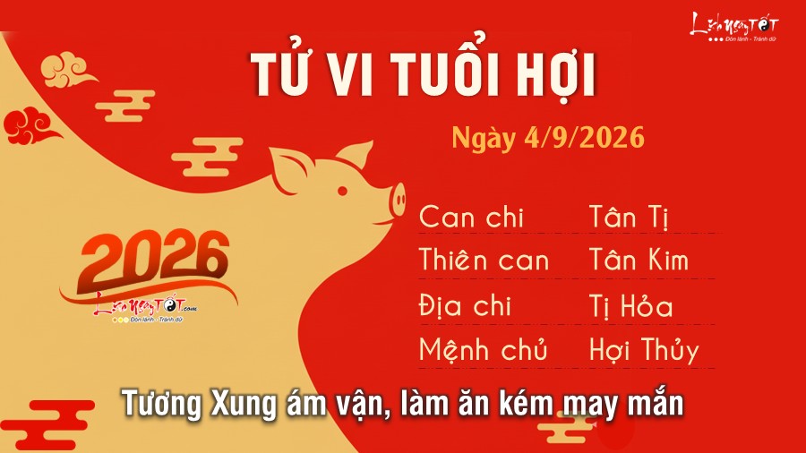 Tu vi hang ngay 4/9/2026 - Hoi