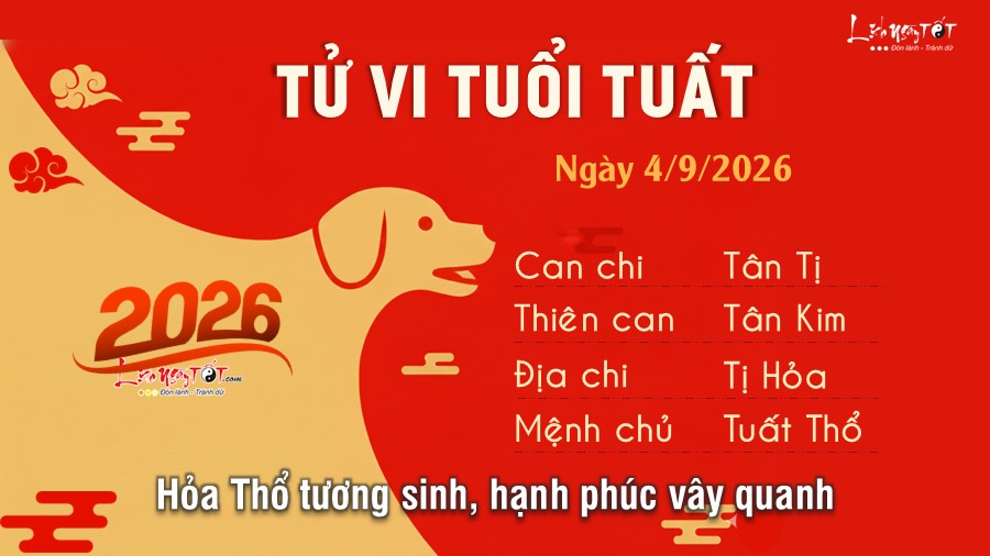 Tu vi hang ngay 4/9/2026 - Tuat