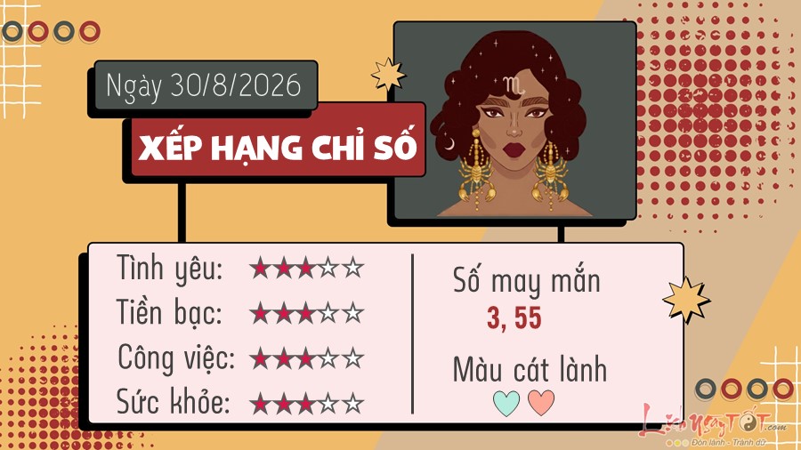 8 Tu vi hang ngay 30-8-2026 - Ho Cap