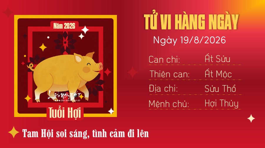 Tu vi hang ngay 19/8/2026 cua Hoi