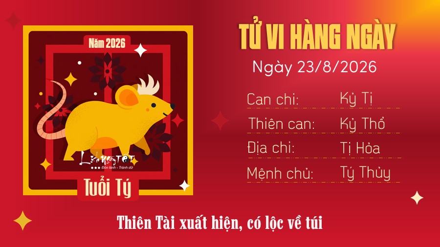 1 Tu vi hang ngay 23-8-2026 - Ty