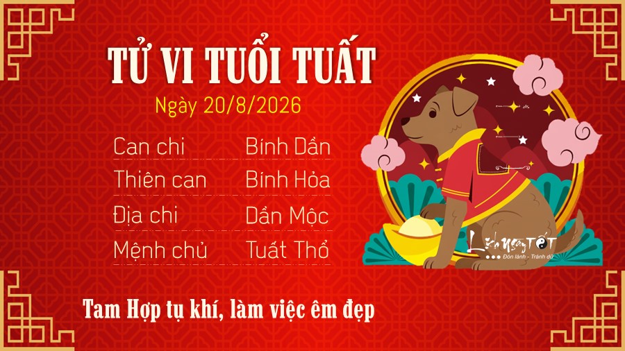 11 Tu vi hang ngay 20-8-2026 - Tuat