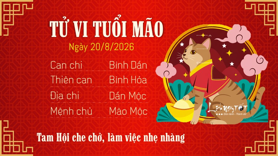 4 Tu vi hang ngay 20-8-2026 - mAO
