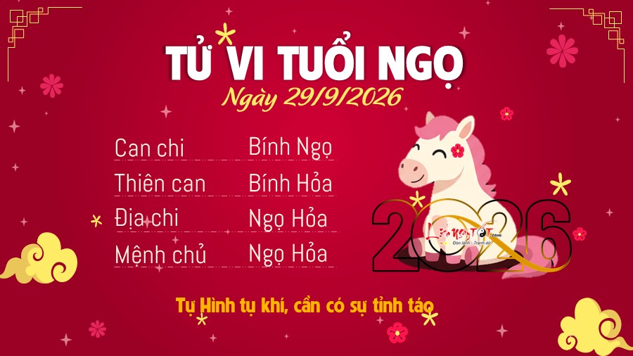 7 Tu vi hang ngay 29-9-2026 - Ngo