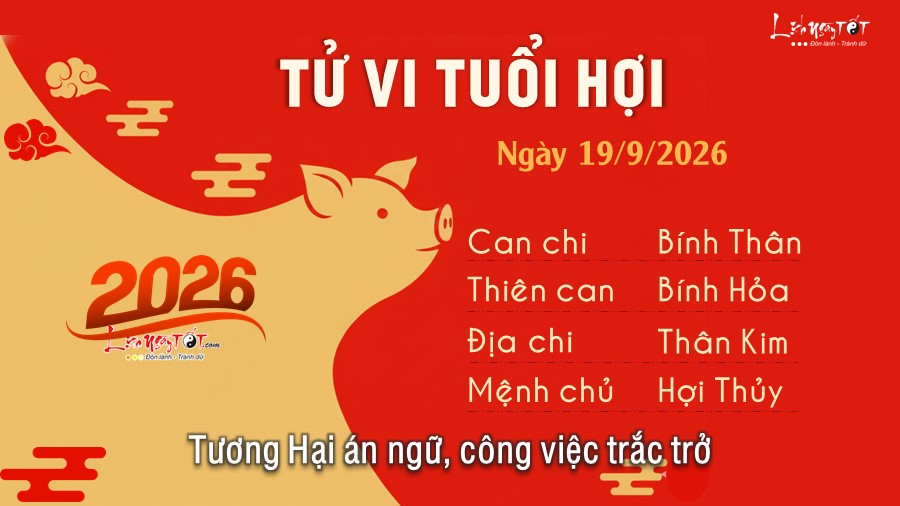 12 Tu vi hang ngay 19-9-2026 - Hoi
