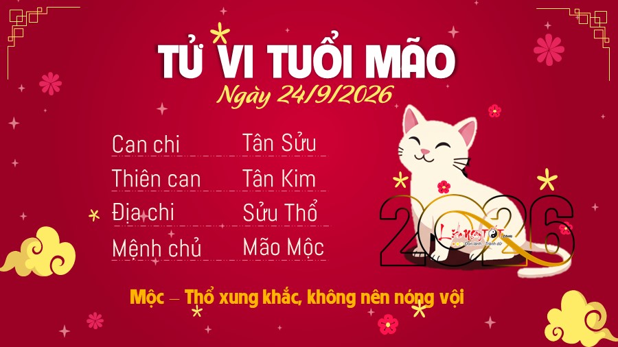 4 Tu vi hang ngay 24-9-2026 - Mao