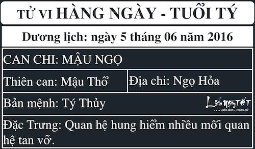 Tu vi Chu Nhat ngay 562016 cua 12 con giap hinh anh 2