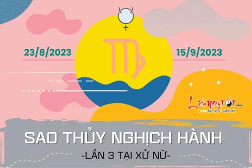 Sao Thuy nghich hanh lan 3 nam 2023