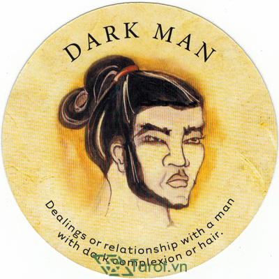 51. Dark Man - Tea Leaf Fortune Cards