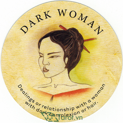 52. Dark Woman - Tea Leaf Fortune Cards