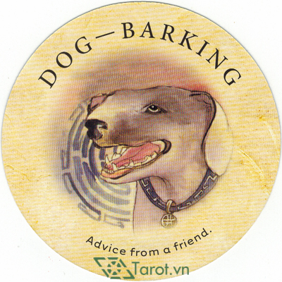 57. Dog – barking - Tea Leaf Fortune Cards