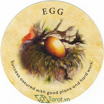 65. Egg - Tea Leaf Fortune Cards