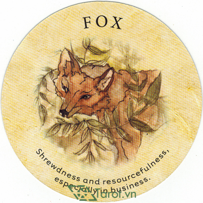 81. Fox - Tea Leaf Fortune Cards