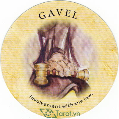 84. Gavel - Tea Leaf Fortune Cards