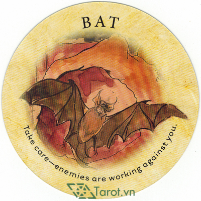 10. Bat - Tea Leaf Fortune Cards