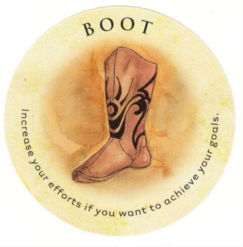 17. Boot - Tea Leaf Fortune Cards