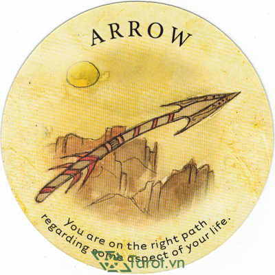 5. Arrow - Tea Leaf Fortune Cards