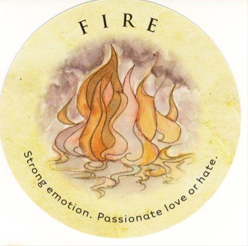 73. Fire - Tea Leaf Fortune Cards