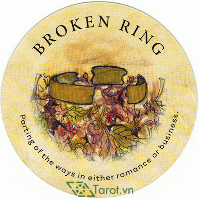 25. Broken Ring - Tea Leaf Fortune Cards