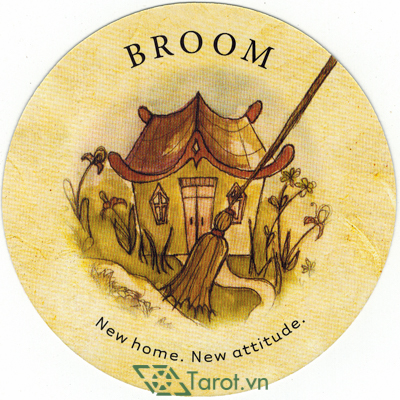 27. Broom - Tea Leaf Fortune Cards