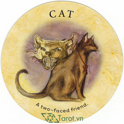 36. Cat - Tea Leaf Fortune Cards