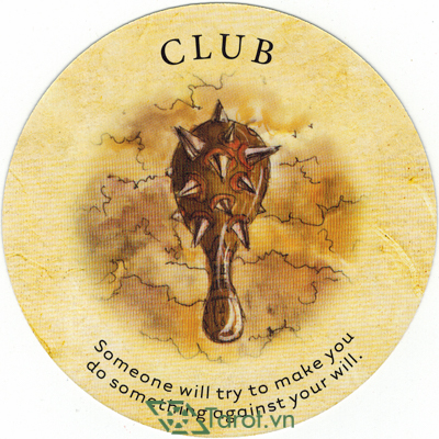 43. Club - Tea Leaf Fortune Cards