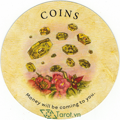 45. Coins - Tea Leaf Fortune Cards