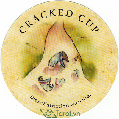 46. Cracked Cup- Tea Leaf Fortune Cards