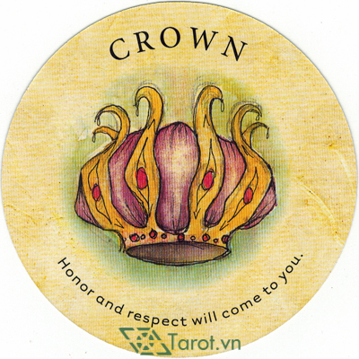 48. Crown - Tea Leaf Fortune Cards