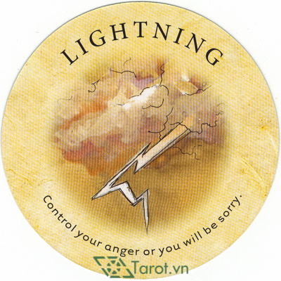 107. Lightning - Tea Leaf Fortune Cards