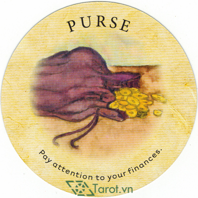 129. Purse - Tea Leaf Fortune Cards