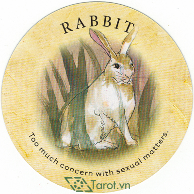 131. Rabbit - Tea Leaf Fortune Cards