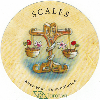 138. Scales - Tea Leaf Fortune Cards