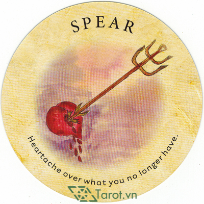 144. Spear - Tea Leaf Fortune Cards