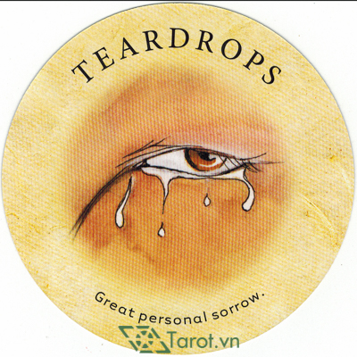 154. Teardrops - Tea Leaf Fortune Cards