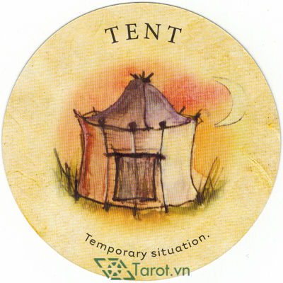 155. Tent - Tea Leaf Fortune Cards