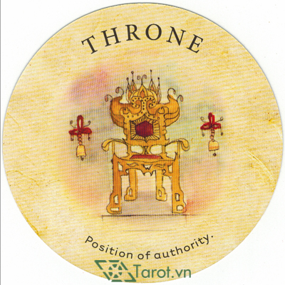 156. Throne - Tea Leaf Fortune Cards