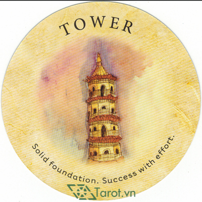 160. Tower - Tea Leaf Fortune Cards