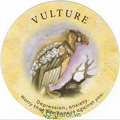 169. Vulture - Tea Leaf Fortune Cards