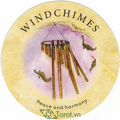 176. Wind Chimes- Tea Leaf Fortune Cards