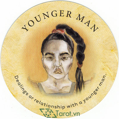 181. Younger Man- Tea Leaf Fortune Cards