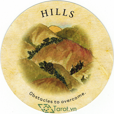 96. Hills - Tea Leaf Fortune Cards