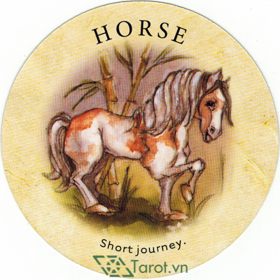 97. Horse - Tea Leaf Fortune Cards