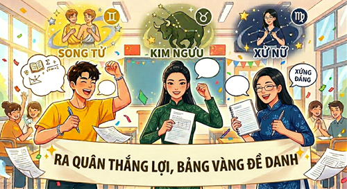 Top 3 chòm sao thi cử đỗ đạt cao nhất mùa thi 2026 Top 3 chom sao thi cu do dat cao nhat mua thi 2026