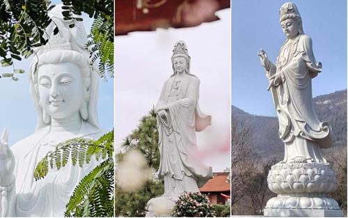 Vì sao tượng Quan Thế Âm Bồ Tát được đặt ngoài trời Vi sao tuong Quan The Am Bo Tat duoc dat ngoai troi